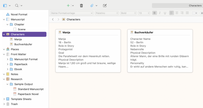 Buch schreiben: Einblicke in Scrivener
