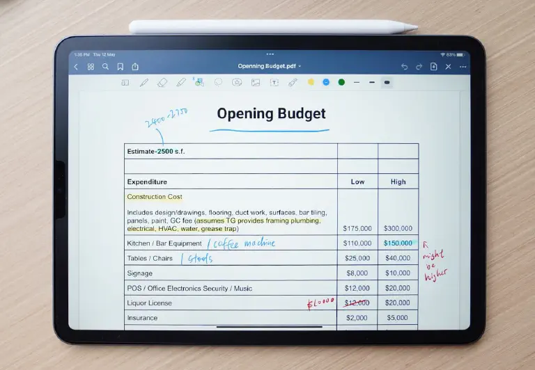 Budget plan template