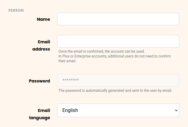 Saisissez le nom et l&rsquo;adresse e-mail du nouveau membre d&rsquo;équipe