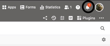 Abra el Centro de notificaciones haciendo clic en el icono de notificación.