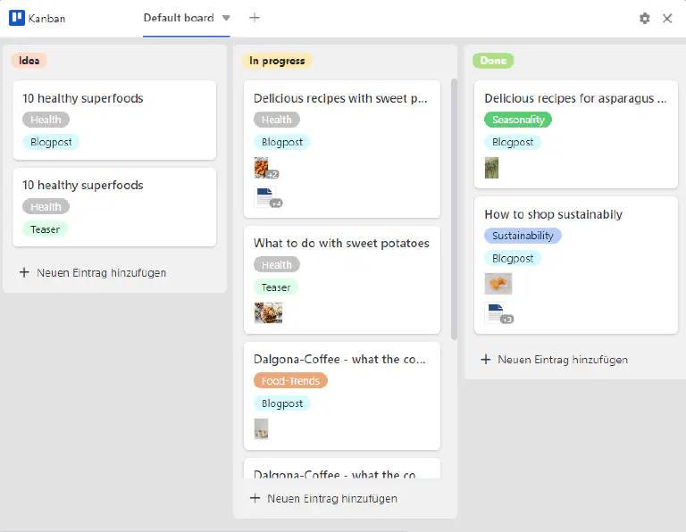 Complemento Kanban