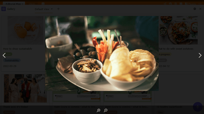 Modo de pantalla completa en el plugin de galería