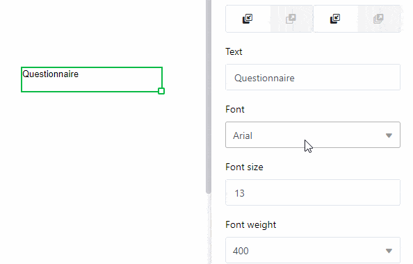 Saisie de texte statique