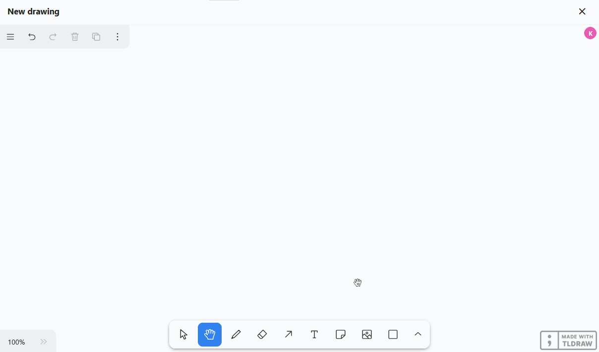 Herramienta de formas en el plugin de pizarra