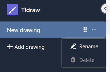 Opciones de dibujo en la pizarra