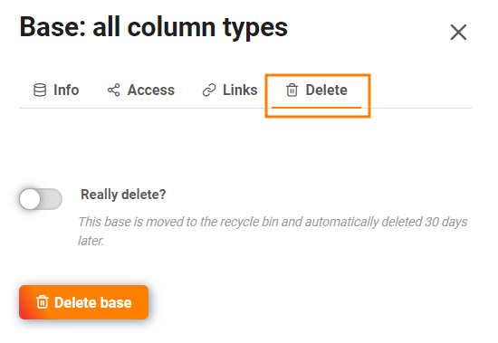 Delete