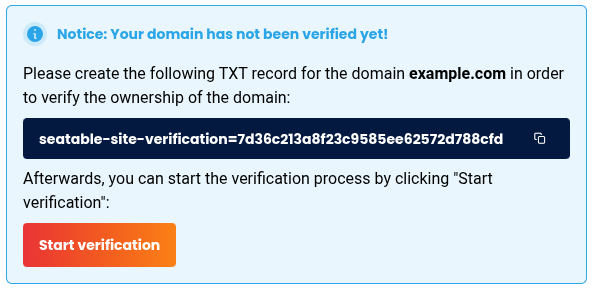 DNS-запись TXT для подтверждения владения доменом