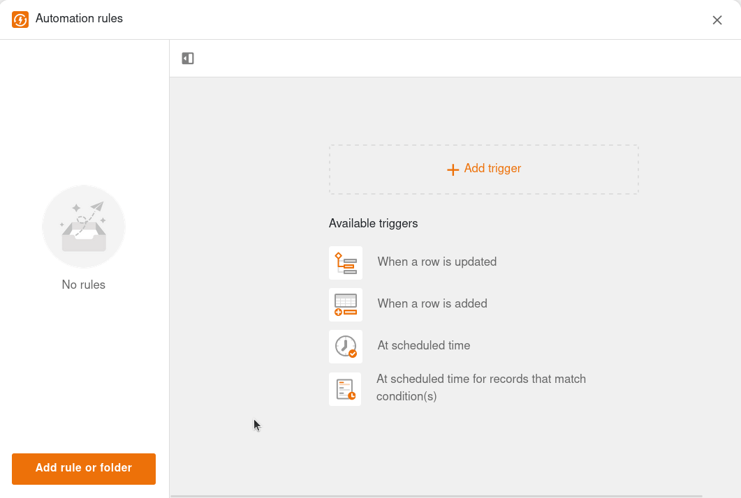 Abkürzung für die erste Automation