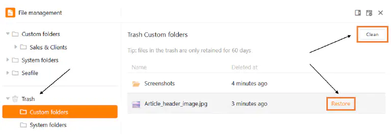 Vaciar la Papelera de Reciclaje o Restaurar Archivos desde la Papelera de Reciclaje