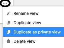 Duplicar una vista existente en una vista privada