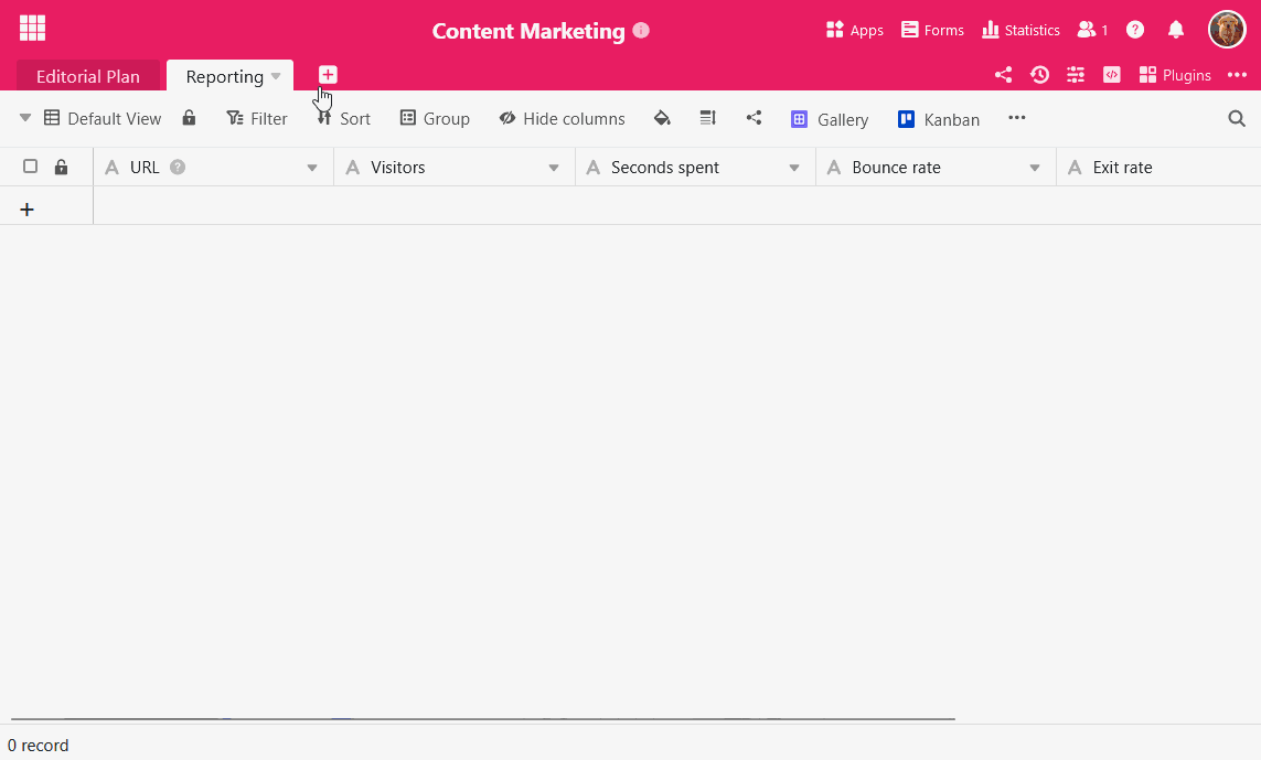 Importar un archivo CSV en una tabla existente