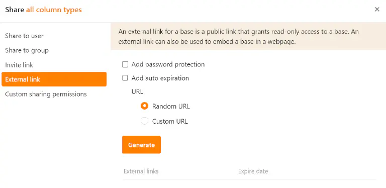 Différence entre lien externe et lien d’invitation_ici le lien externe