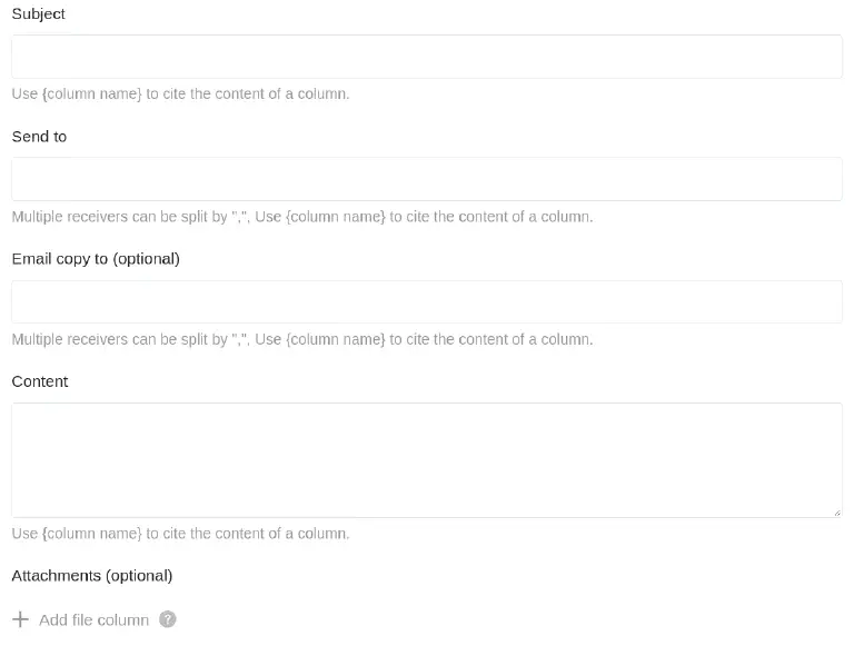 Definition der per Automation zu versendenen E-Mail