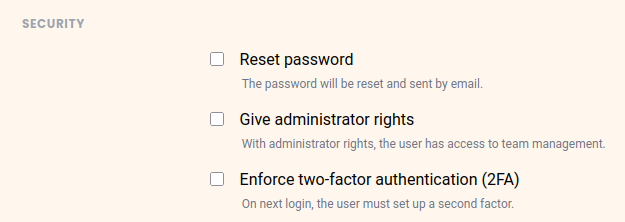 Forçar autenticação de dois fatores