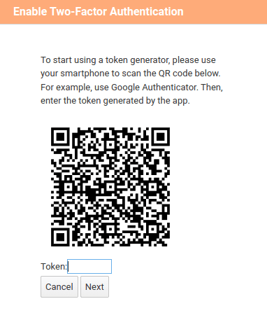 Mandatory two-factor authentication