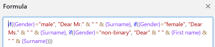 формула oll с несколькими условиями