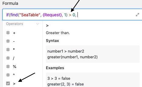 Добавление математического уравнения для завершения условия
