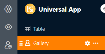 Изменение настроек страницы галереи