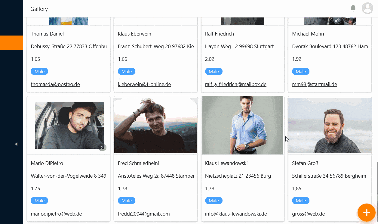 Открыть запись на странице галереи