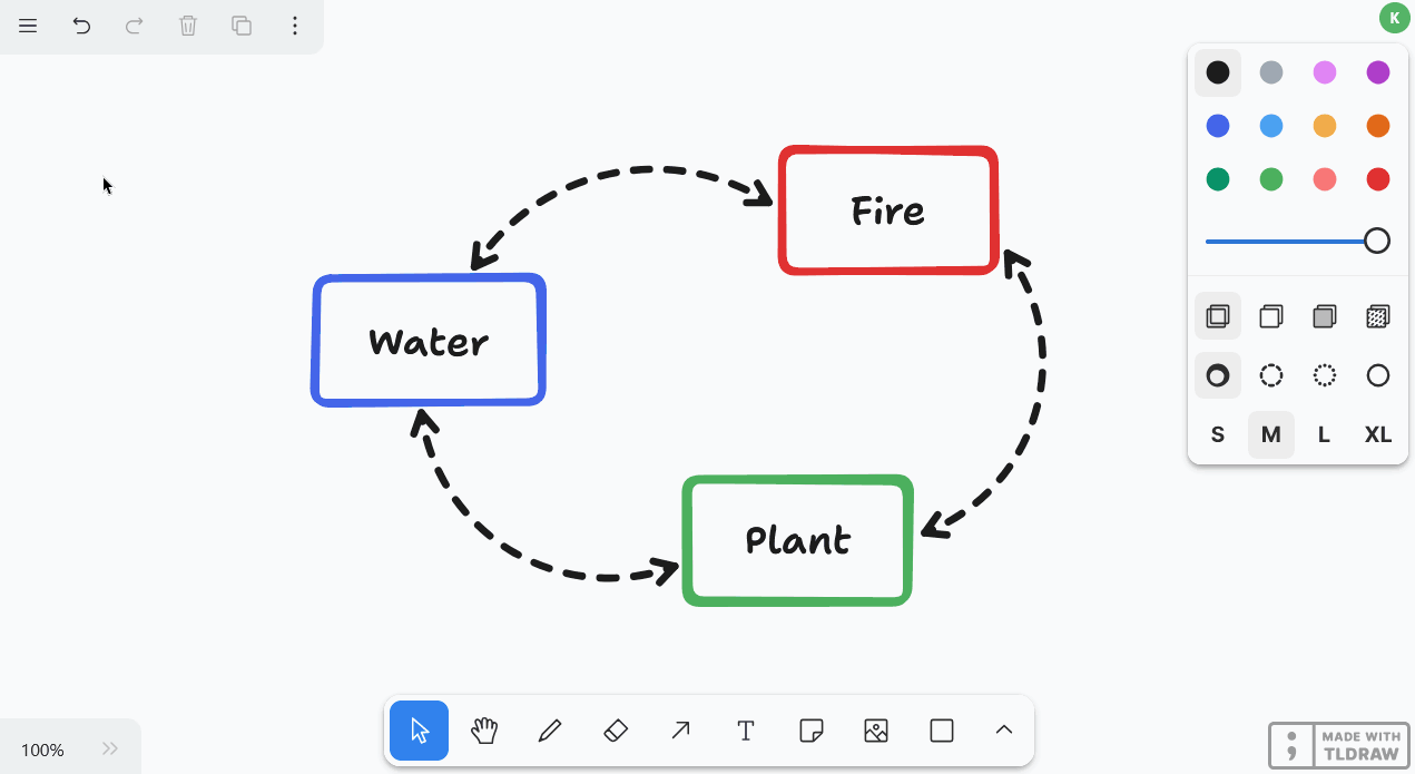 Select, lock and unlock all elements