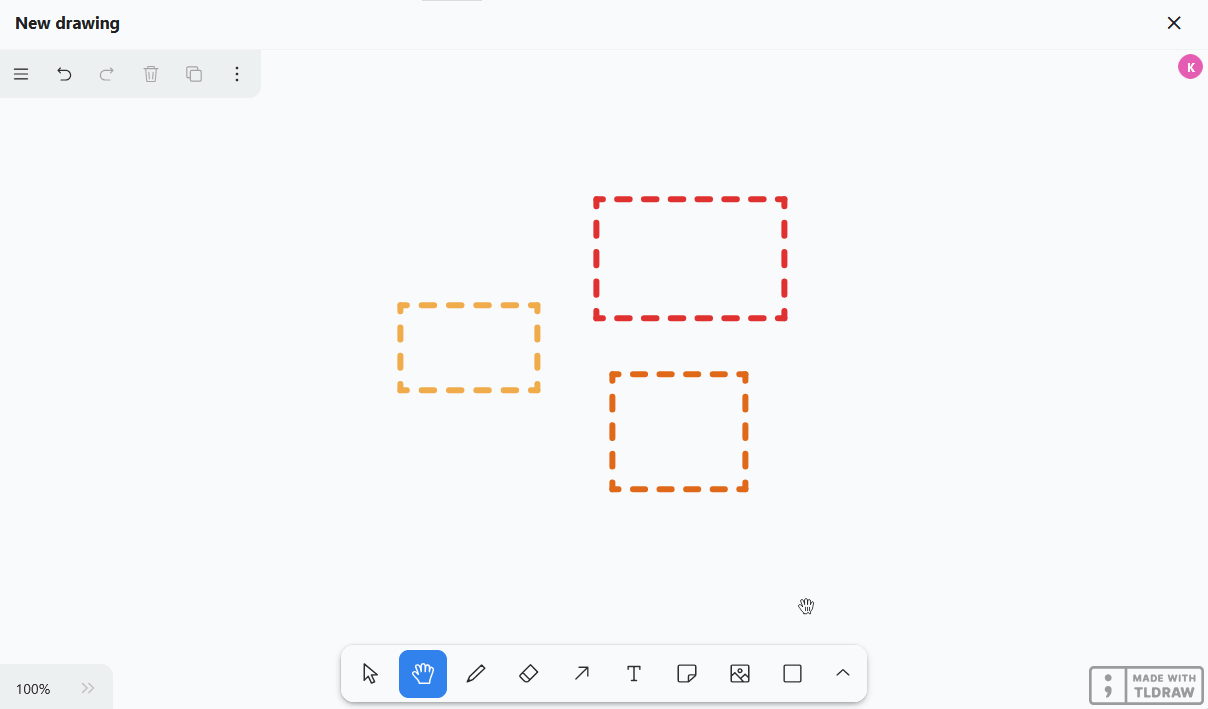 Frame tool in the whiteboard plugin