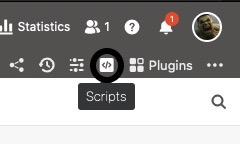 Importación de un script