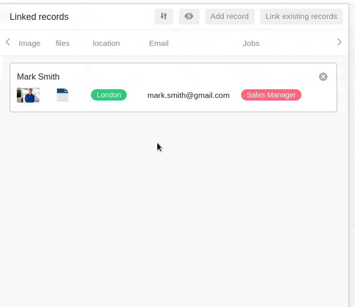 Adjust window size of the link dialog