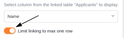 Restrict links