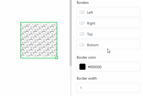 Create static image frame