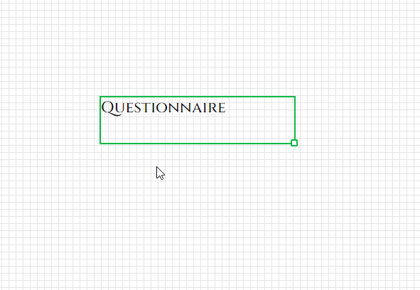 Move static text