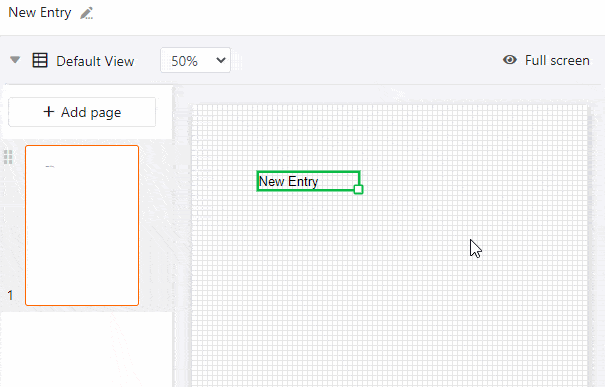 Dynamic element template name