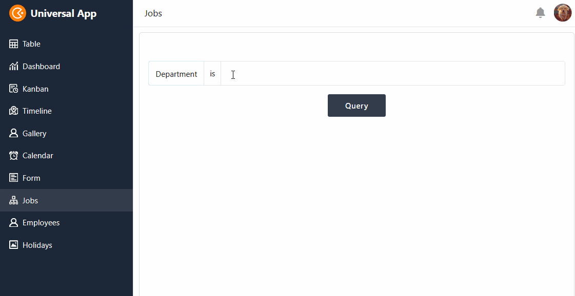 Кнопки выполнения на страницах запросов