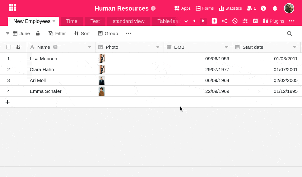 Управление файлами базы