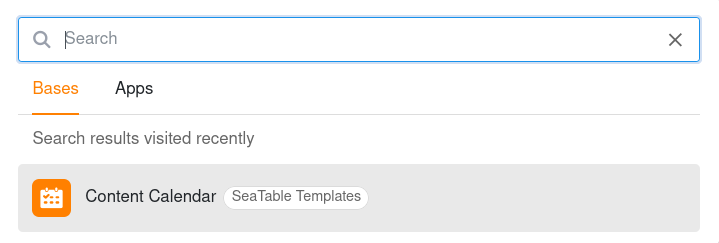 Última base buscada
