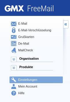 Settings within GMX