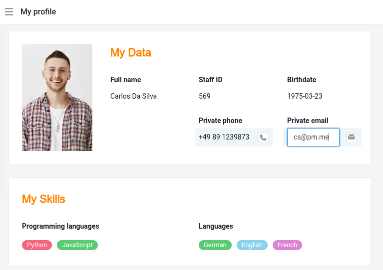 Inline editing on single record pages