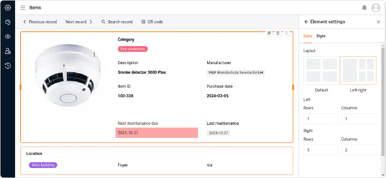 Plus d’options de conception sur la page d’un seul enregistrement dans SeaTable 5.1