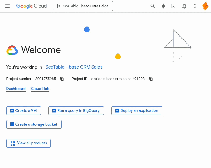 active a API do Google Calendar