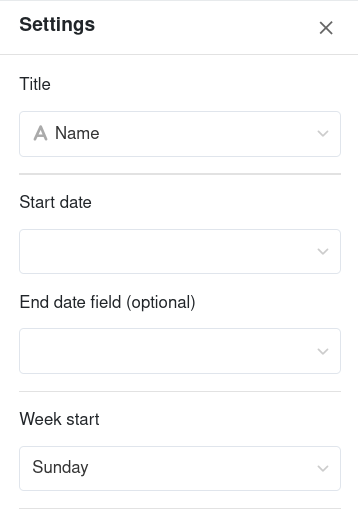 crear una vista de calendario