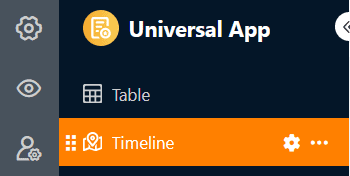 Изменение настроек страницы временной шкалы