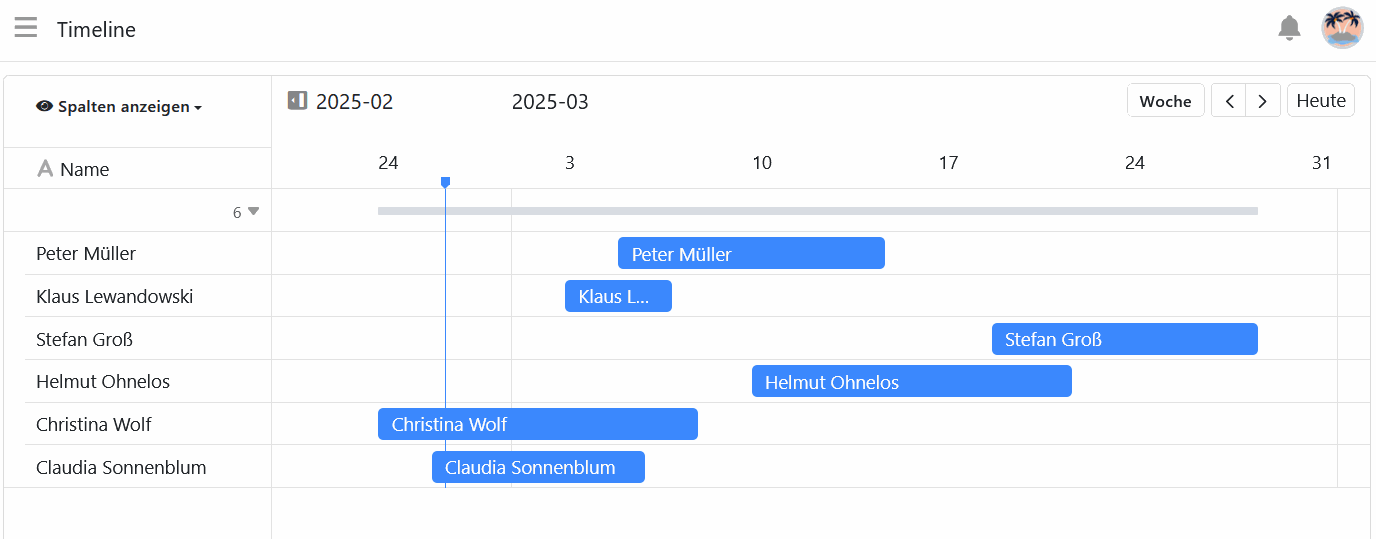Перемещение записей на страницы временной шкалы