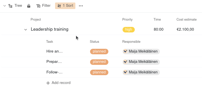 ajuster la largeur des colonnes dans l&rsquo;arborescence