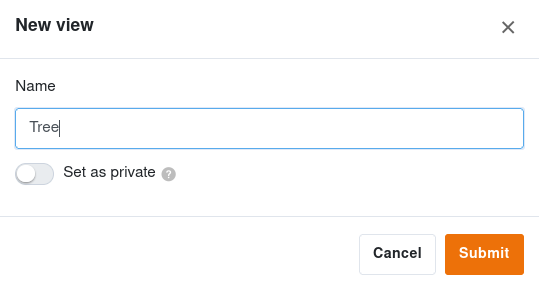 nommer la vue arborescente