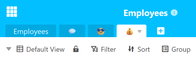 Nombres de mesa con emojis