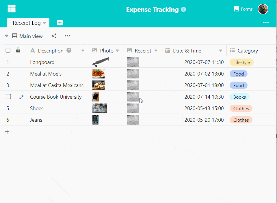 Options Classic form