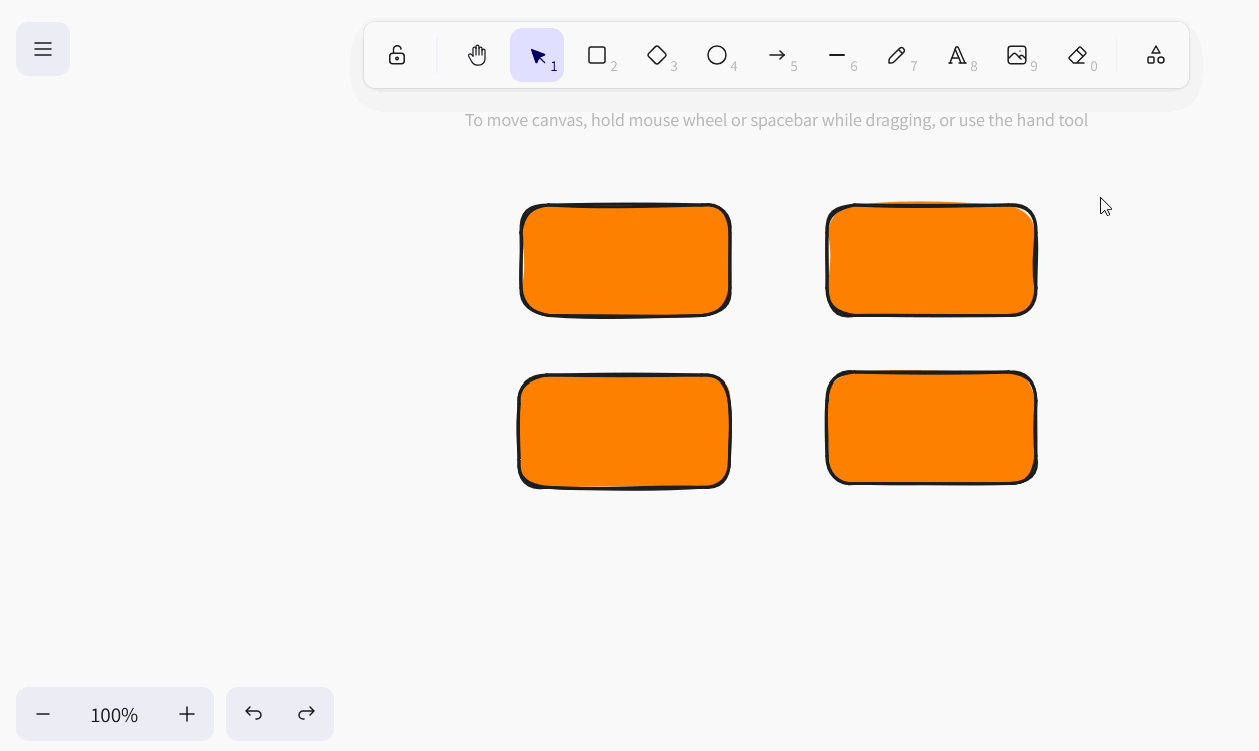 Eraser in the whiteboard plugin