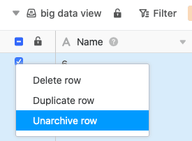 Recuperar entradas del backend de Big Data