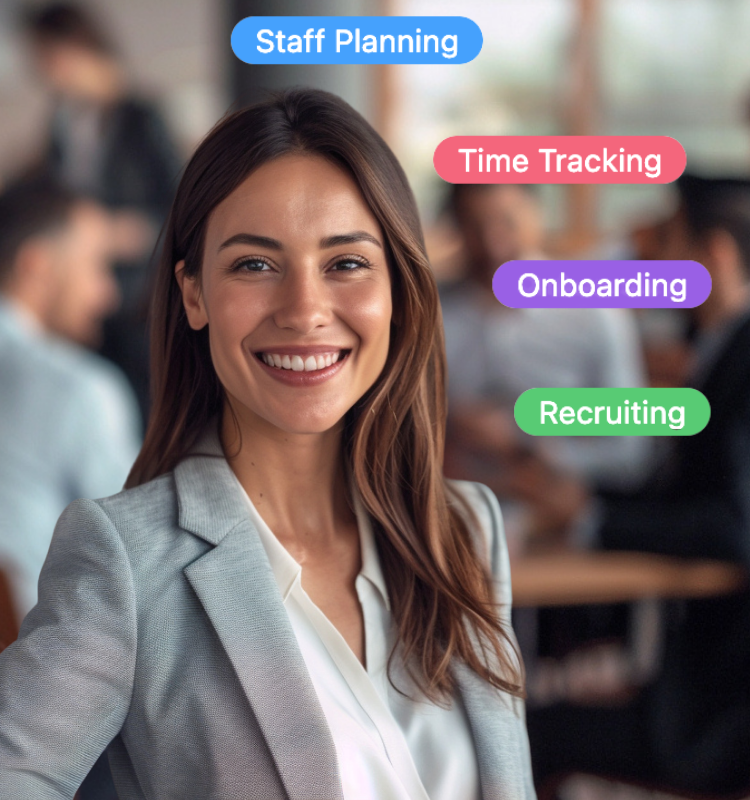 Interface SeaTable para planeamento e análise de processos automatizados de RH