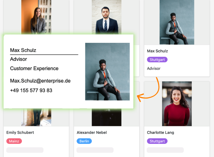 Interface SeaTable para gestão digital de arquivos pessoais em conformidade com o RGPD