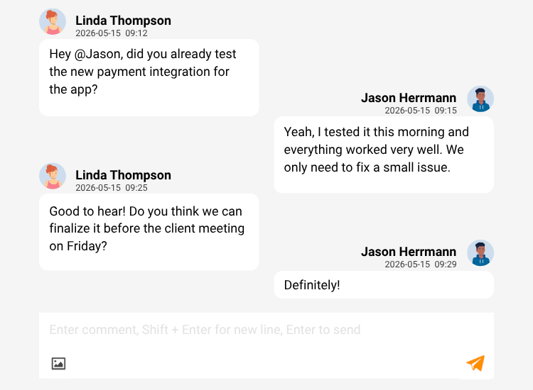 SeaTable, an alternative to Notion, offers built-in communication features